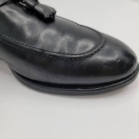 Allen Edmonds Saratoga 8703 Black Leather Loafers Men's Dress Shoes US Size 12A