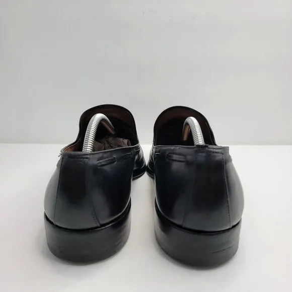 Allen Edmonds Saratoga 8703 Black Leather Loafers Men's Dress Shoes US Size 12A