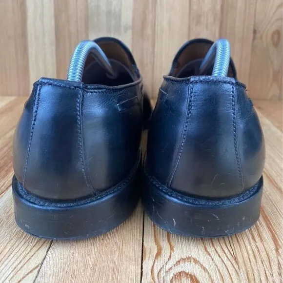 Allen Edmonds Shoes Men 12 B Narrow Grayson Loafer Dress Black Tasseled USA