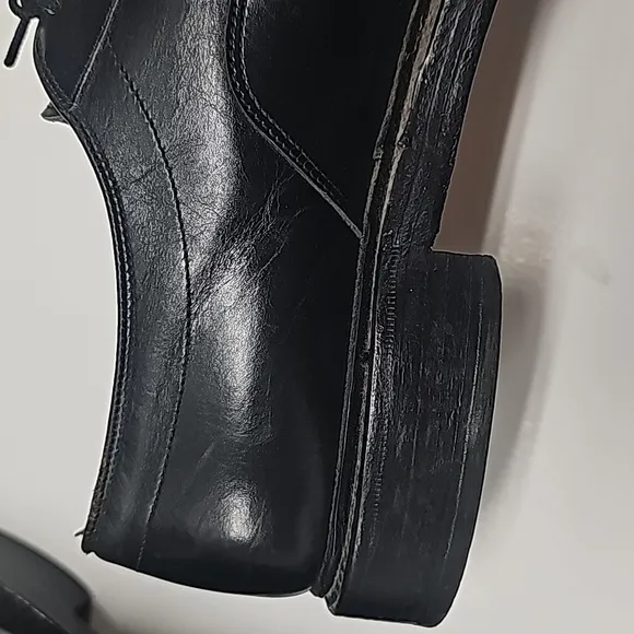 Allen Edmonds shoes mens 10D Hillcrest Black Leather Oxford Dress