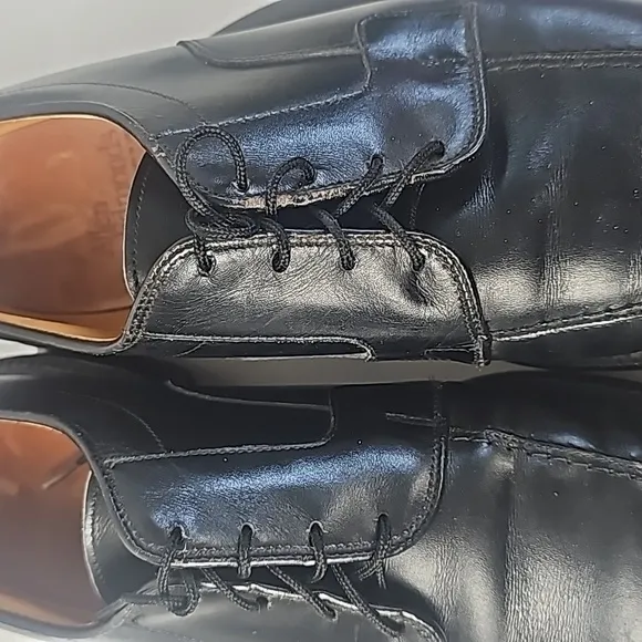 Allen Edmonds shoes mens 10D Hillcrest Black Leather Oxford Dress