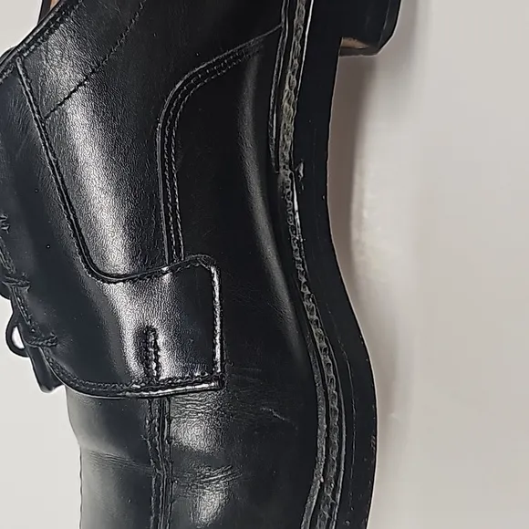 Allen Edmonds shoes mens 10D Hillcrest Black Leather Oxford Dress