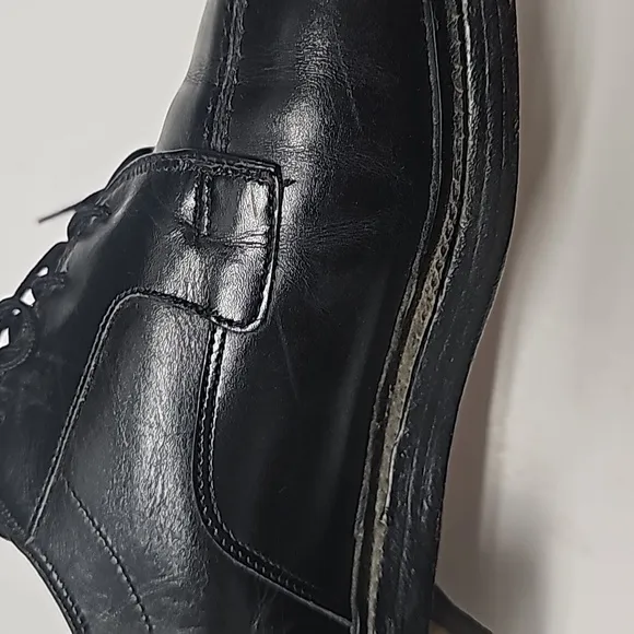 Allen Edmonds shoes mens 10D Hillcrest Black Leather Oxford Dress