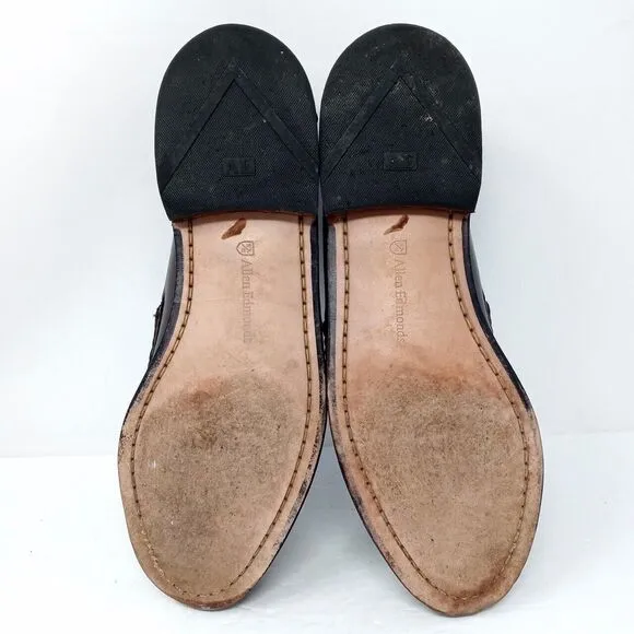 Allen Edmonds Stowe Tassel Burgundy Oxblood Slip On Loafers Shoes - Men's Size 8
