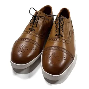 Allen Edmonds Strand Sneakers Mens 12E Walnut Brown Oxford Dress