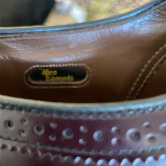 Allen Edmonds Sz13 Oxford Dress Shoes with Brogue Detailing in Oxblood