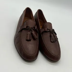 Allen Edmonds Urbino Mens Sz 8.5D Tassel Loafers Black Leather Italy Dress Shoes