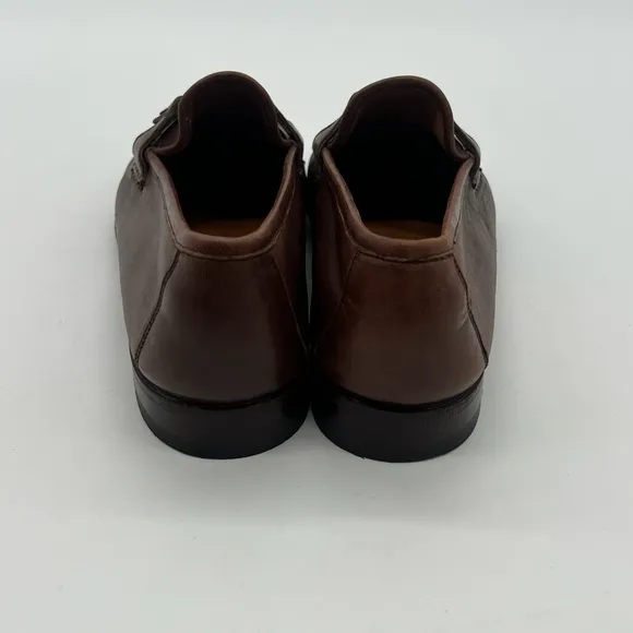 Allen Edmonds Urbino Mens Sz 8.5D Tassel Loafers Black Leather Italy Dress Shoes
