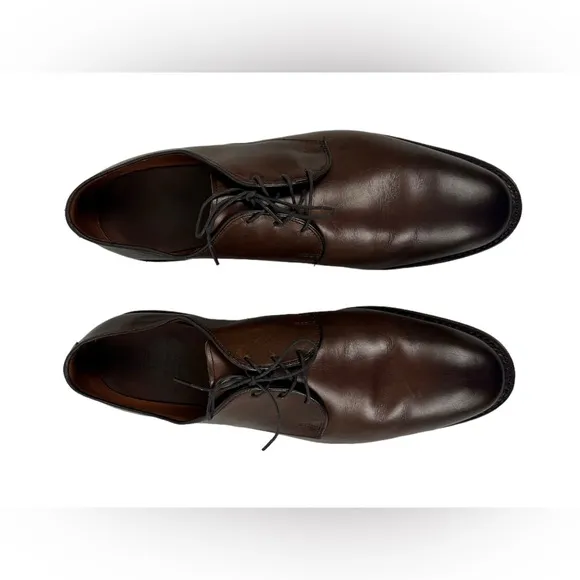 Allen Edmonds USA Kenilworth Brown Leather Derby Dress Shoes 11.5 D