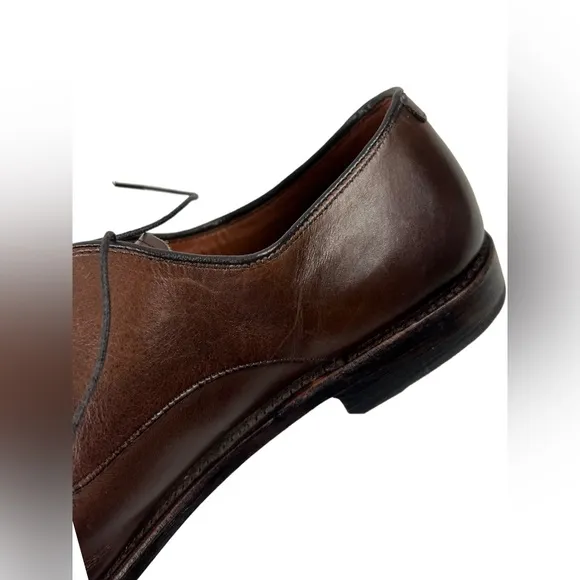 Allen Edmonds USA Kenilworth Brown Leather Derby Dress Shoes 11.5 D