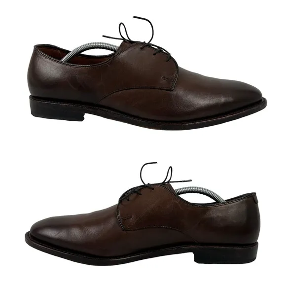 Allen Edmonds USA Kenilworth Brown Leather Derby Dress Shoes 11.5 D