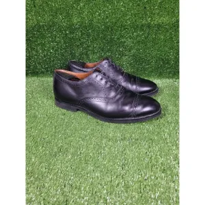 Allen Edmonds Van Ness Black Leather Oxford Cap Toe Brogue‎ Mens Size 10 EEE