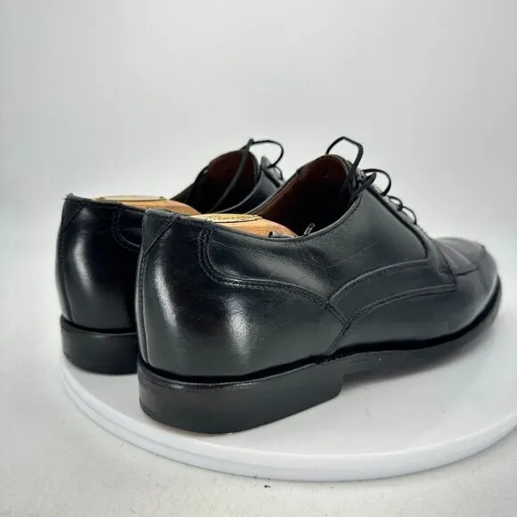 Allen Edmonds Watson Men Size 8.5D Black Leather Split Toe Derby Dress Shoes