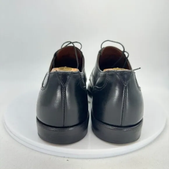 Allen Edmonds Watson Men Size 8.5D Black Leather Split Toe Derby Dress Shoes