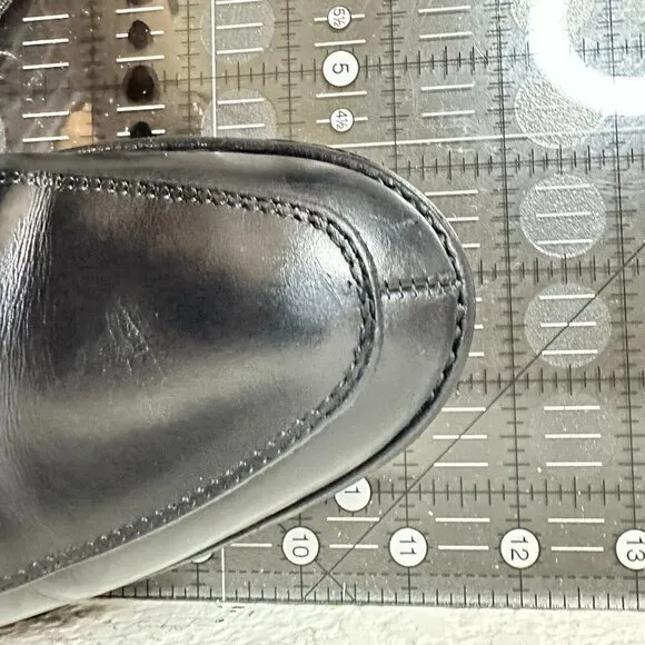 Allen Edmonds Watson Men Size 8.5D Black Leather Split Toe Derby Dress Shoes