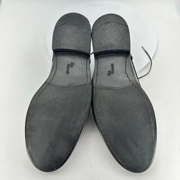 Allen Edmonds Watson Men Size 8.5D Black Leather Split Toe Derby Dress Shoes