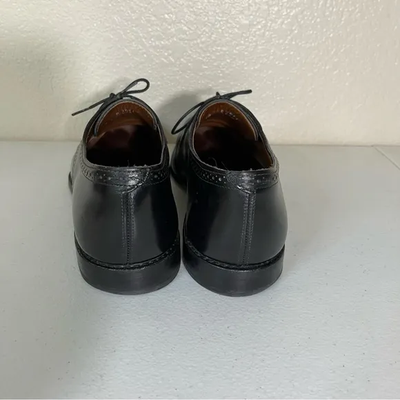 ALLEN EDMONDS 'YORKTOWN' MEN’S BLACK LEATHER CAP TOE OXFORD DRESS SHOES 10
