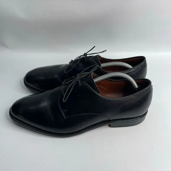 Allen Edmonds Kenilworth‎ Black Plain Toe Blucher Dress Shoes Men’s Size 9.5 3E