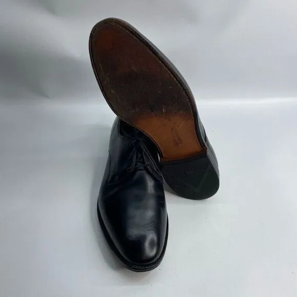 Allen Edmonds Kenilworth‎ Black Plain Toe Blucher Dress Shoes Men’s Size 9.5 3E