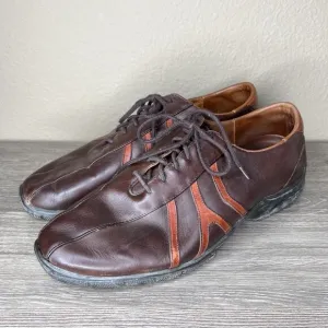 Allen Edmunds Sneaker Shoes Traveler Men's Size 11.5 Brown Leather Casual Lace
