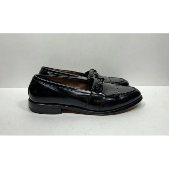 Allen Edmonds Chelsea Men’s 11 D Shoes Kiltie Tassel Loafers Made in USA Black
