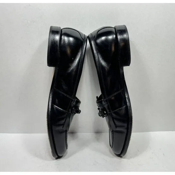Allen Edmonds Chelsea Men’s 11 D Shoes Kiltie Tassel Loafers Made in USA Black