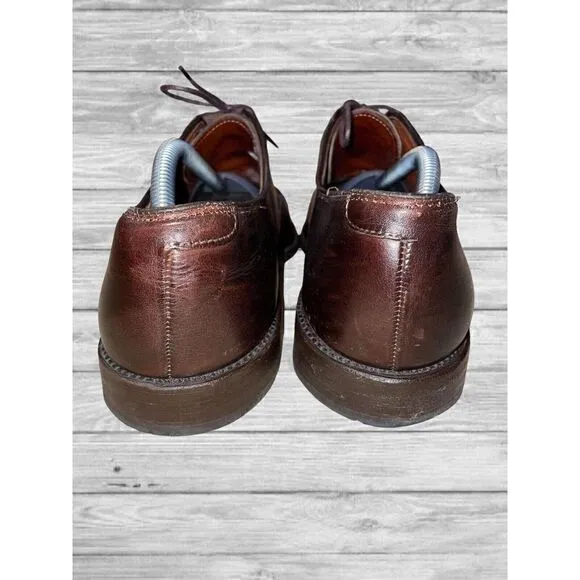 Allen Edmonds Park Avenue Shoes Men’s Size 11 D Brown Cap Toe Tie Up 5845