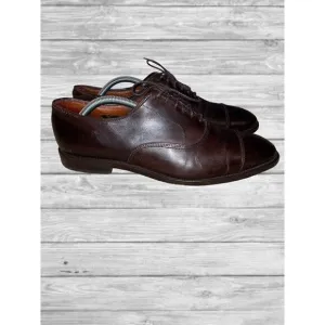 Allen Edmonds Park Avenue Shoes Men’s Size 11 D Brown Cap Toe Tie Up 5845