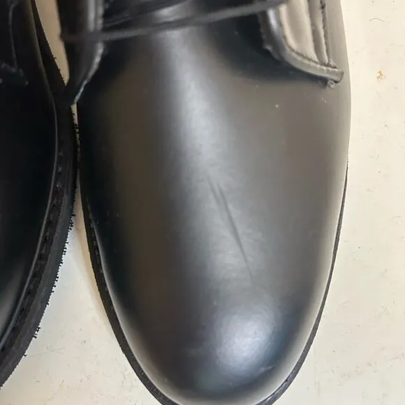 Altama Uniform Oxford black leather men’s dress shoes. New with flaw. Size 9.5