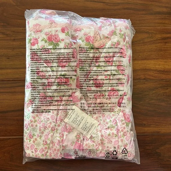 American Girl Pink Floral Kids Dress Set