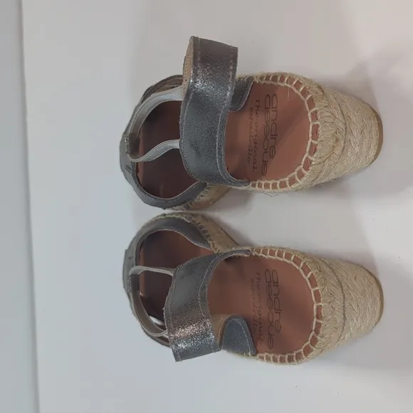 Andre Assous Dorit Women's Wedge Espadrille Sandals - Size 10