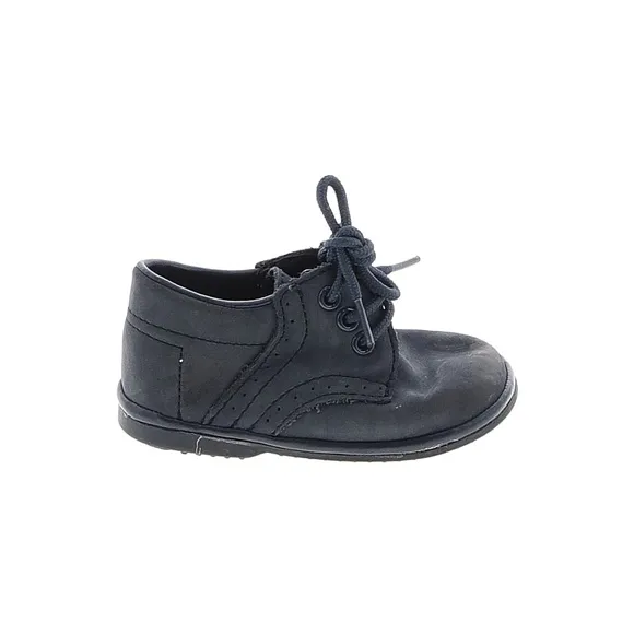 Angel Saddle Shoes Navy Blue/Black Lace Up Tie Dress Size 3