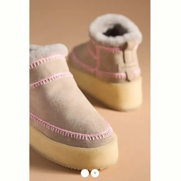 Anthropologie Laidback London Nyuki Platform Boots