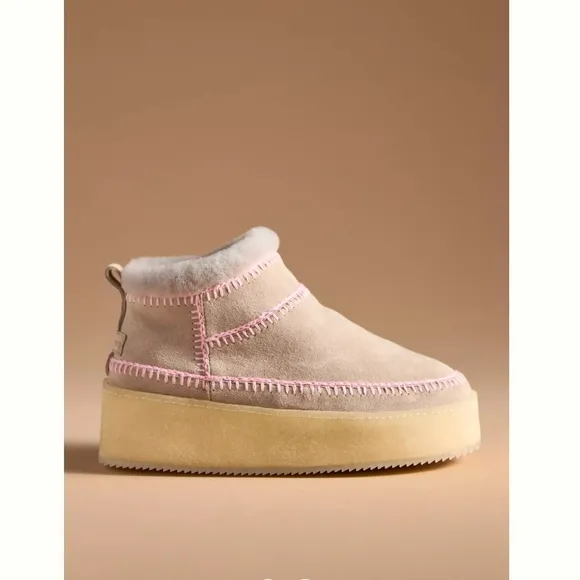 Anthropologie Laidback London Nyuki Platform Boots