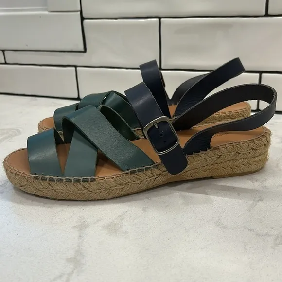 Anthropologie Naguisa Sandals Women Mediterranean Fisherman Espadrille 40 US 9.5
