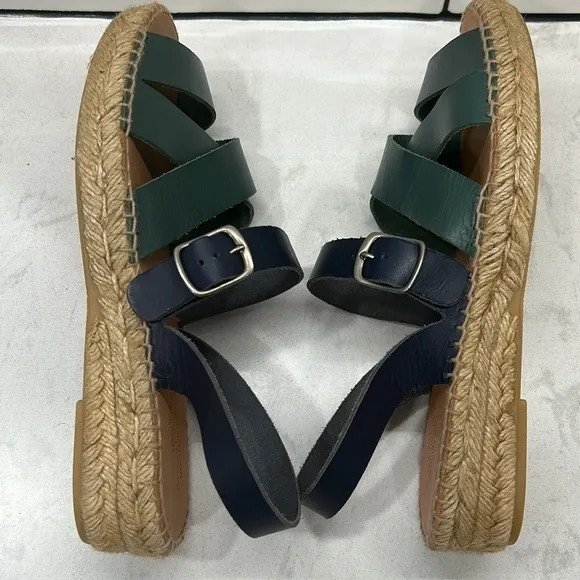 Anthropologie Naguisa Sandals Women Mediterranean Fisherman Espadrille 40 US 9.5