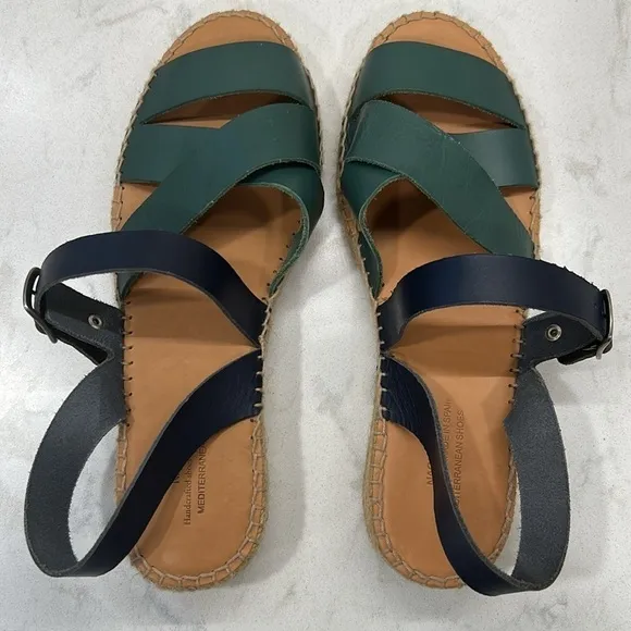 Anthropologie Naguisa Sandals Women Mediterranean Fisherman Espadrille 40 US 9.5