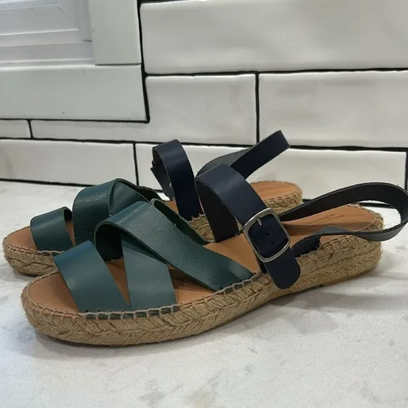 Anthropologie Naguisa Sandals Women Mediterranean Fisherman Espadrille 40 US 9.5