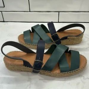 Anthropologie Naguisa Sandals Women Mediterranean Fisherman Espadrille 40 US 9.5