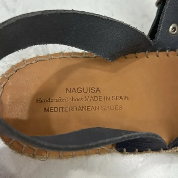 Anthropologie Naguisa Sandals Women Mediterranean Fisherman Espadrille 40 US 9.5