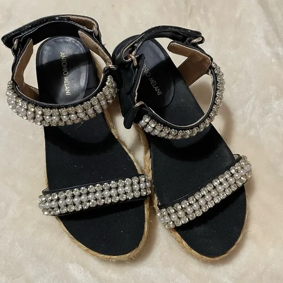 Antonio Melani Marienna Banded Espadrille Sandals Size 5.5