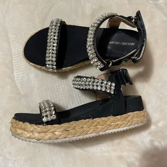 Antonio Melani Marienna Banded Espadrille Sandals Size 5.5