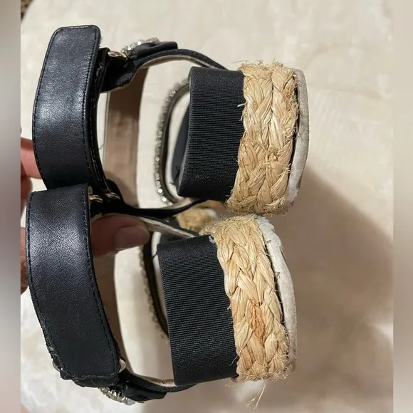 Antonio Melani Marienna Banded Espadrille Sandals Size 5.5
