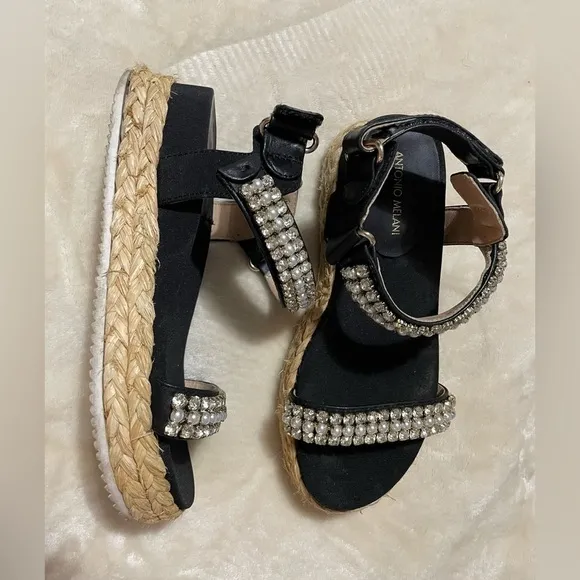 Antonio Melani Marienna Banded Espadrille Sandals Size 5.5
