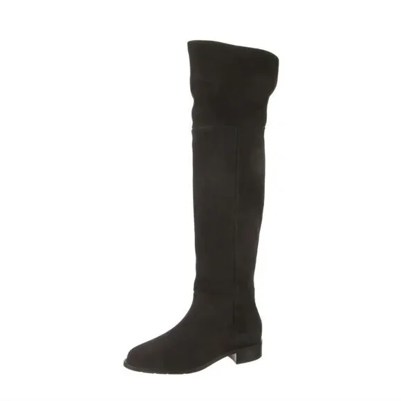 Aquatalia | Brown Suede Over The Knee Boots