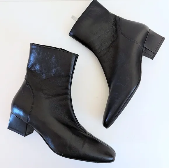 Aquatalia Selini Nappa Leather Ankle Boots