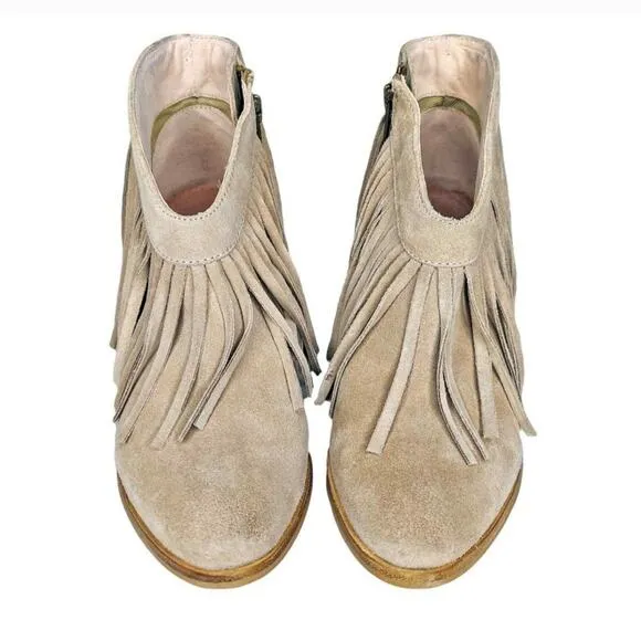 Ariat Layla Unbridled Fringe Booties size 6.5
