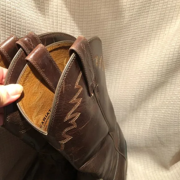 Ariat Men Leather Sedona Brown Boots, 8D