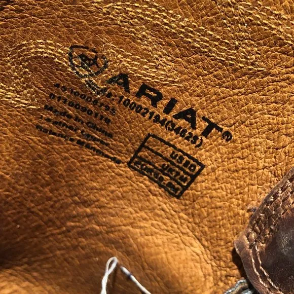 Ariat Men Leather Sedona Brown Boots, 8D