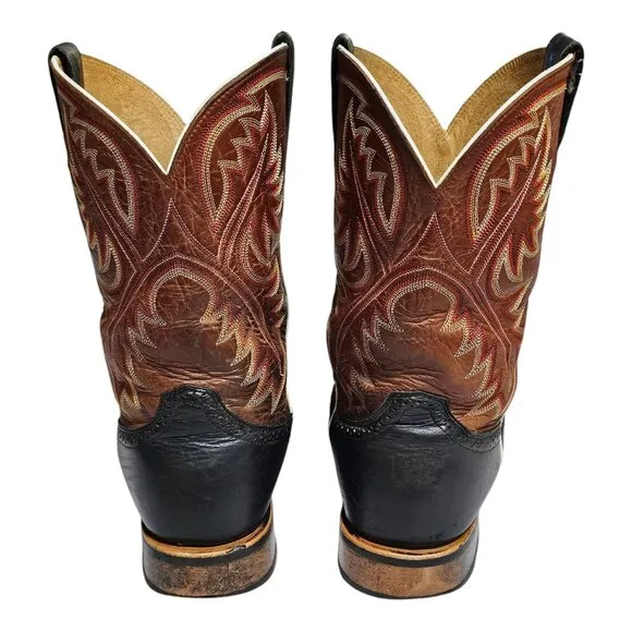 Ariat Quickdraw Western Boots Mens Size 11.5 D Black Leather 10002221 Cowboy